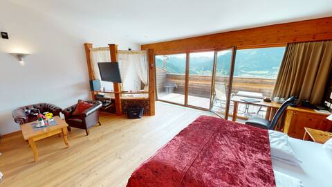 Panorama Alpin Spa Studio Appartement mit Sauna