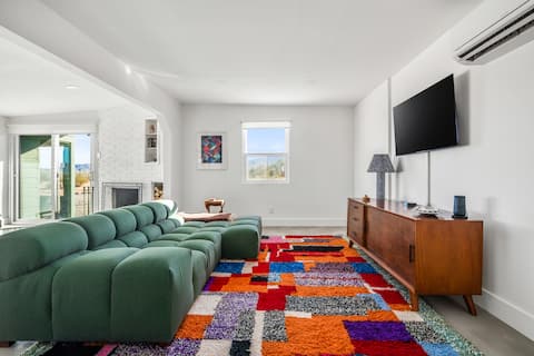 Top Airbnb: Private + Eclectic Home Near Joshua Tree ~ VIEWS! in Twentynine Palms