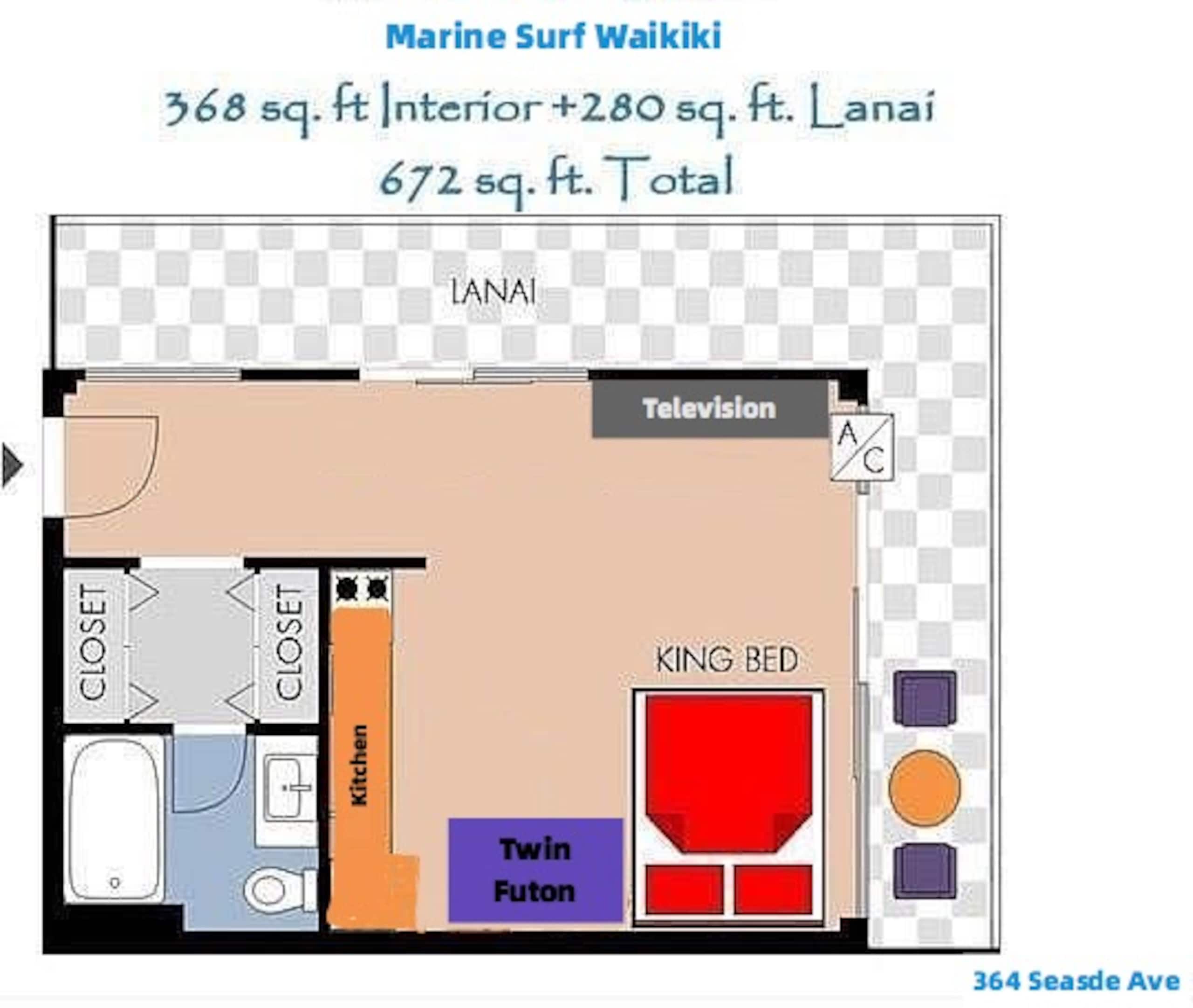 Condo in Honolulu · ★4.94 · 1 bedroom · 2 beds · 1 bath - Image 9
