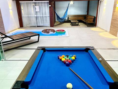 Heated Pool, Beach 180m, Sinuca, Beto Carrero