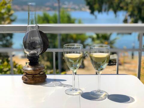 3 Room Apartment with Sea View Marmari-Evia Island