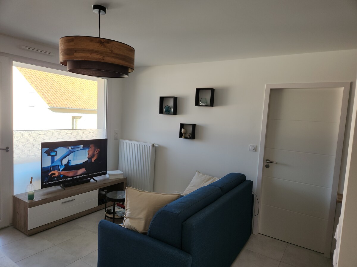 Top Airbnb: Saint-Brévin-sur-Mer beachfront apartment à Saint Brevin Les Pins