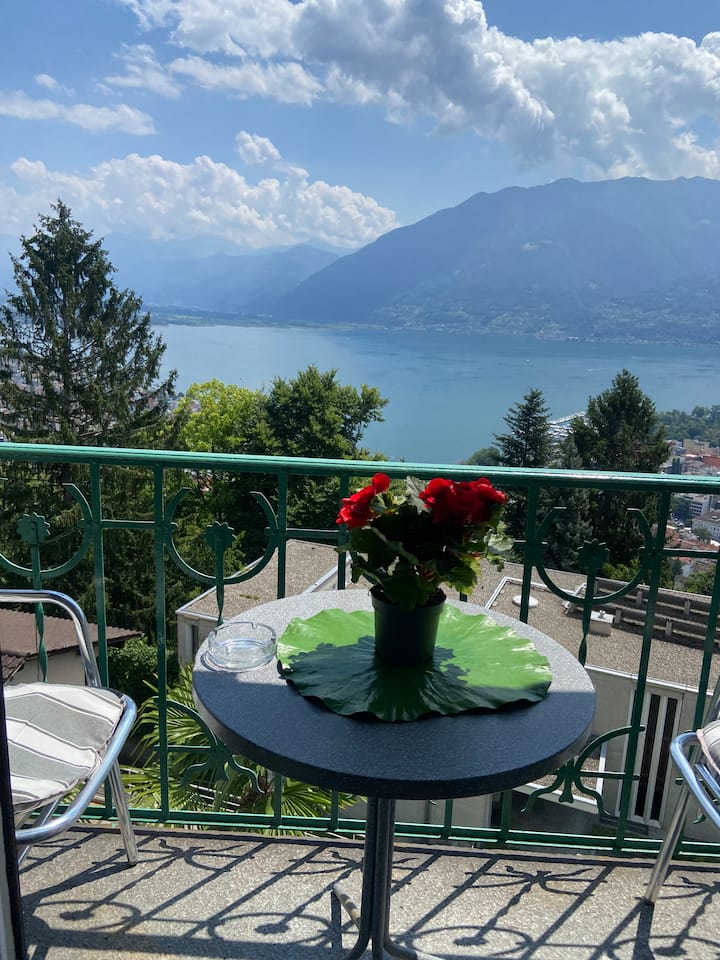Locarno, Orselina Schöne Aussicht Auf Den See - Locarno