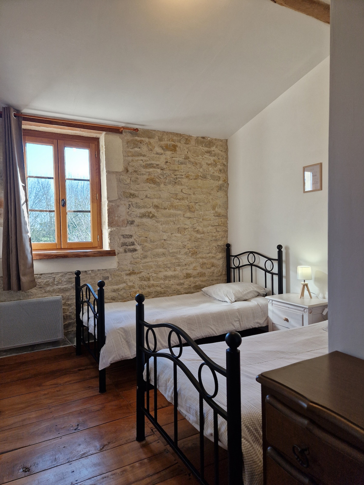 Gite 4 лица: спална соба бр. 2 со 2 кревета во 90