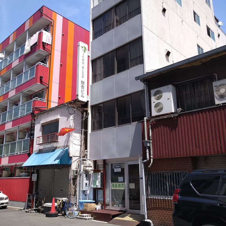 Yukinojuku (Ginkgo Building) affordable single room 502 Apartments for Rent in Nishinari Ward