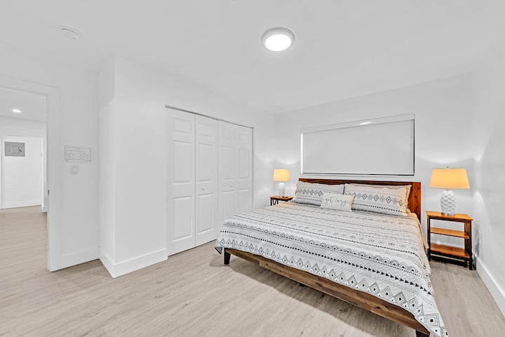 Master bedroom / king size bed. 