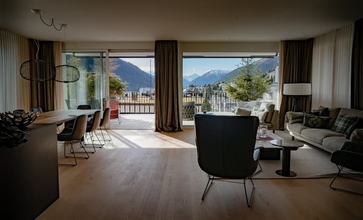Davos Parsenn Penthouse, 220sqm, 5 Min. To Wef - Davos