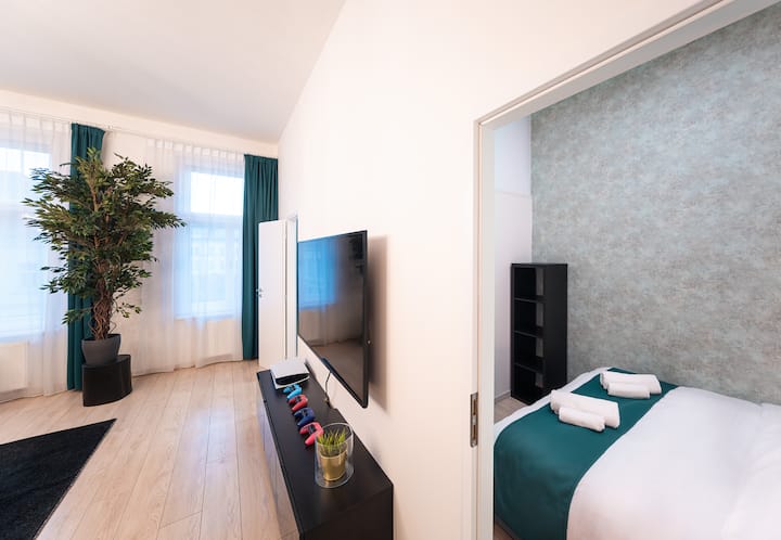 The room feels airy and comfortable, with a clean design and restful atmosphere.
