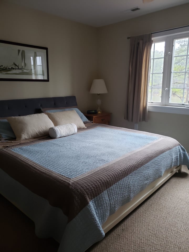 Dormitorio principal, cama tamaño king