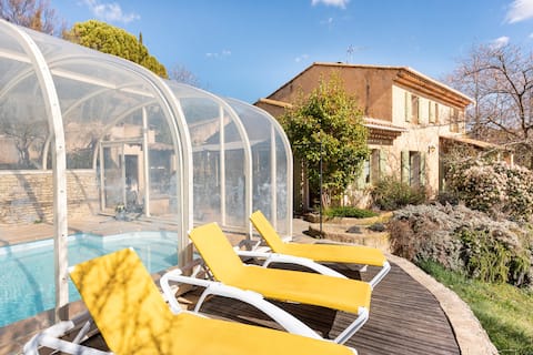 House with heated indoor pool