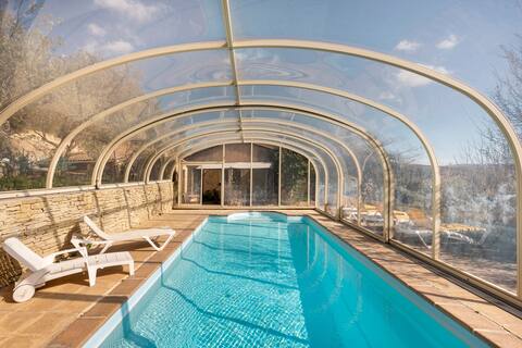 House with heated indoor pool