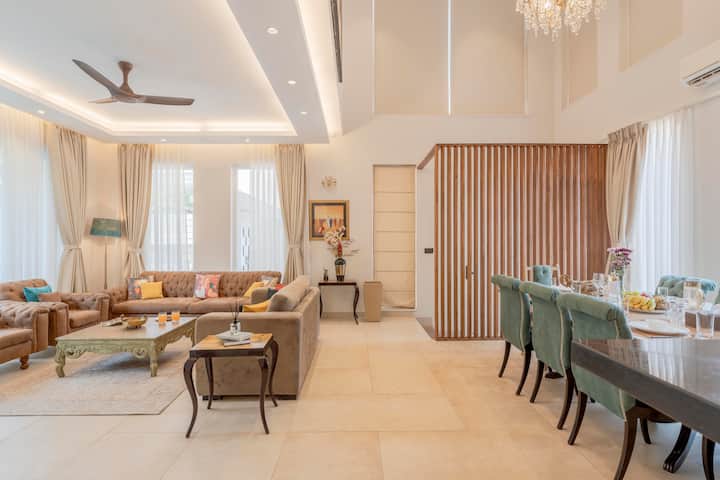 Expansive living and dining space designed for comfort and class.