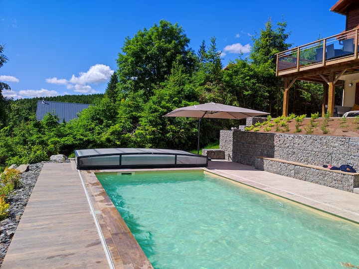 Le Cerf, Chalet Cocooning Avec Piscine Et Billard - Lac Blanc