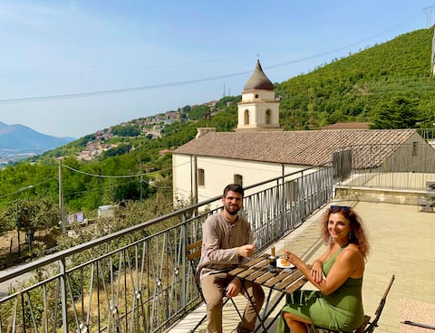 Stunning view near Amalfi Coast and Salerno