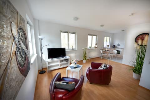 Top Airbnb: Modern & central apartment for 2, W6 in Marienthal