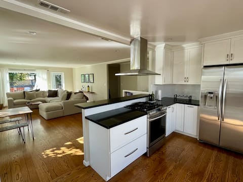 Tranquil East Bay home, relaxing backyard, office