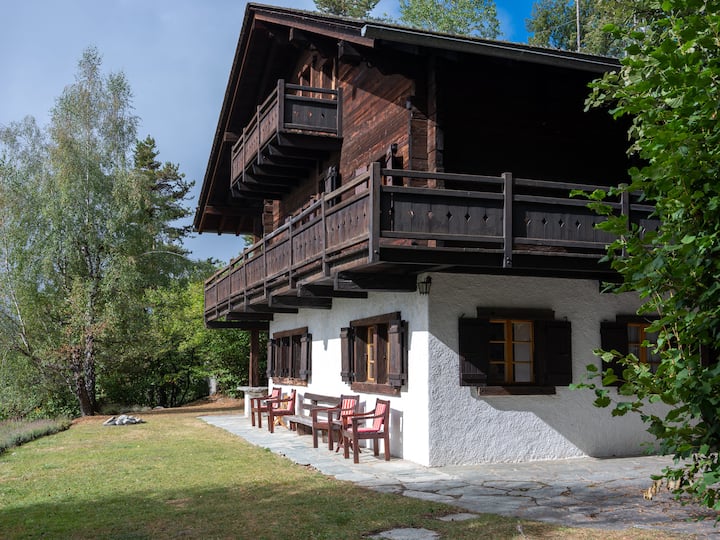 Charmant Chalet Avec Vue. - Crans-Montana