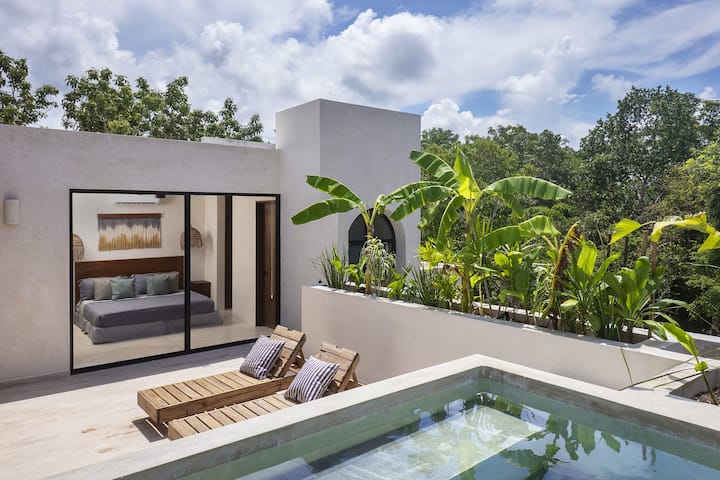 Piscine privée sur le toit