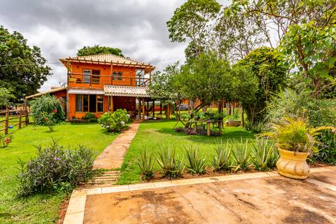 Countryside with Horses, Greenery and Exuberant Landscapes