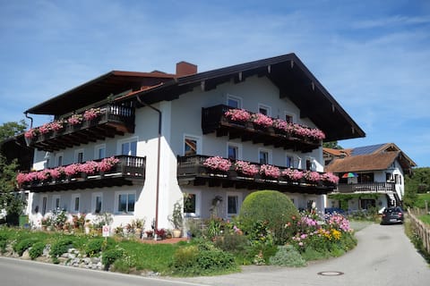 Apartment overlooking the lake and mountains on the Nigglhof