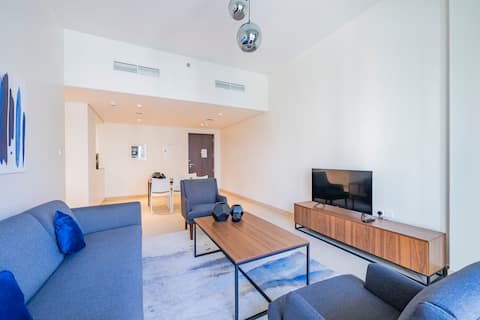 Successful Airbnb property: 2-BHK Furnished & Serviced Apt. in Madinat Al Mataar