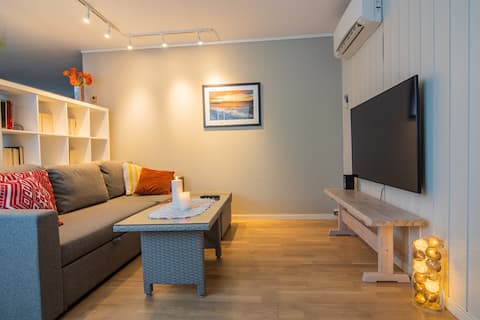 Apartment with kitchen and private entrance