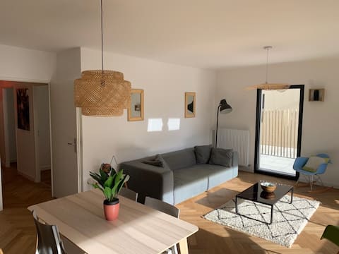 72 sqm apartment with garden 100 sqm - 2 bedrooms