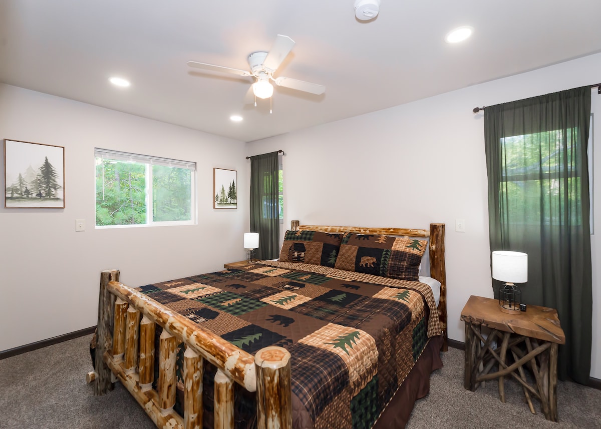 Chumba cha kulala cha Master 1 Kitanda cha Kifalme