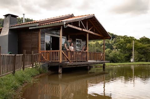 Airbnb em destaque: Casa do Lago - Nature and Relaxation for All em Passo Fundo