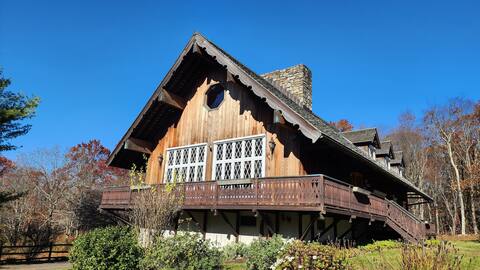 Swiss Chalet on 16 private acres in Litchfield, CT