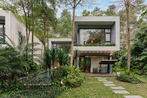 Green Villa with private Pool in Flamigo Dai Lai