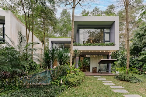 Green Villa with private Pool in Flamigo Dai Lai