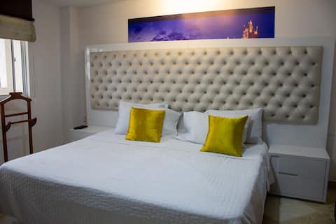 Close to the San Luis Clinic.