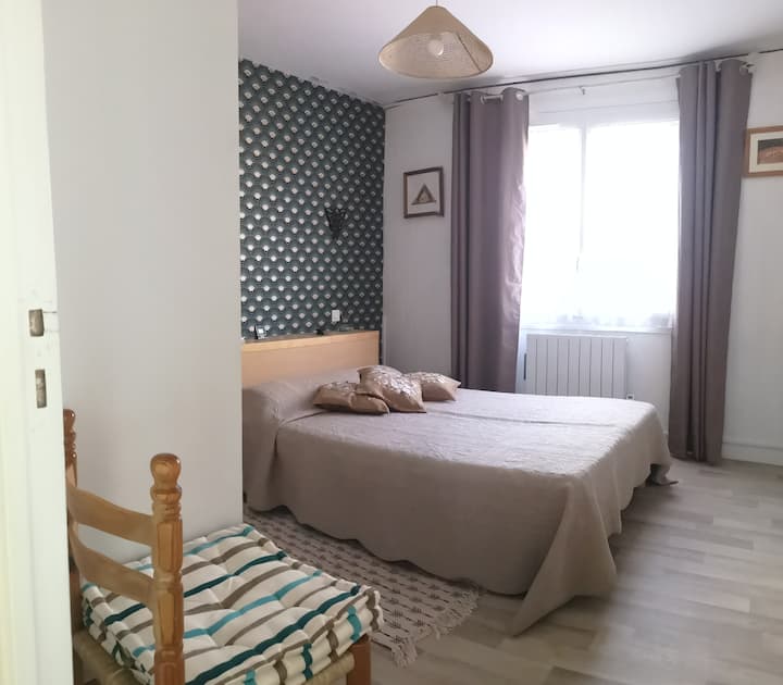 Chumba cha kulala 2 na kitanda 190 x 190 sentimita 