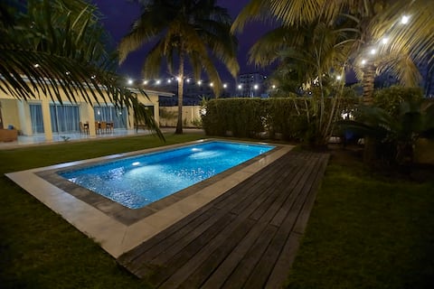 Sumptuous villa 5 minutes from the beach