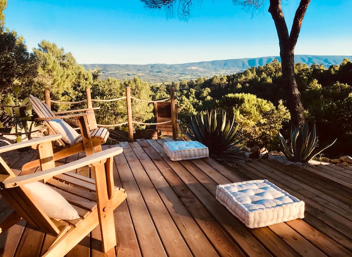 Bella Proprietà Provenzale Nel Luberon In Ochre Massiccia - Roussillon