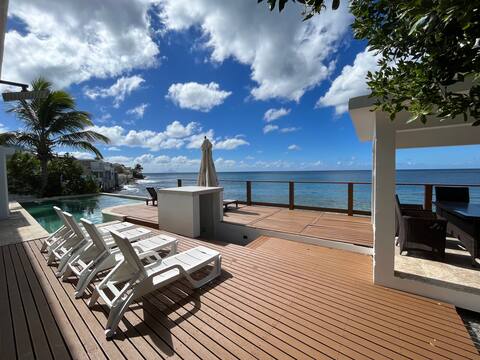Stunning 7 BR Beachfront Villa w/Pool