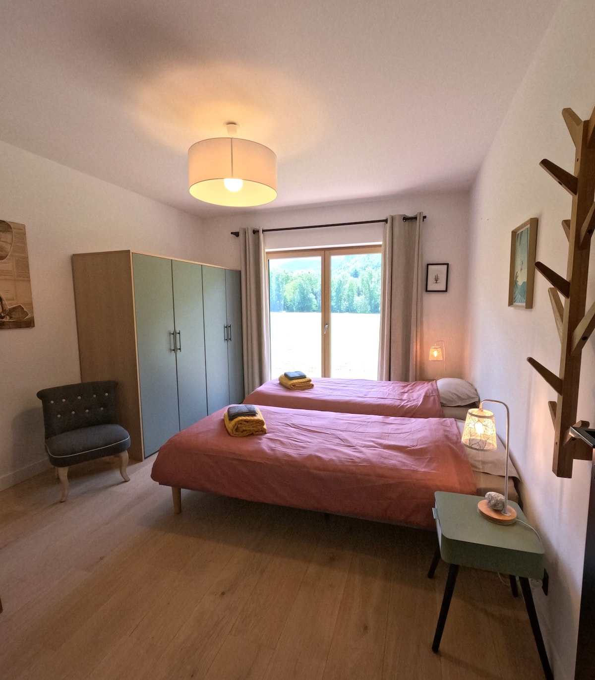 coprimaterasso di 6 cm quando i letti sono accoppiati