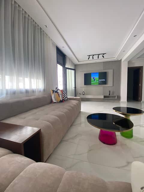New and refined, city center