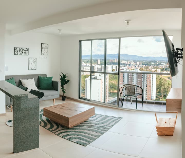 Bohoviewz: Modern Skyline Apt Near Airport - Rionegro