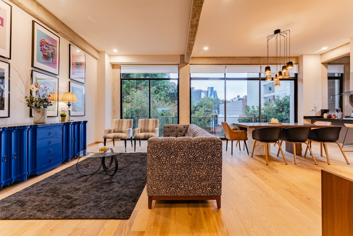 Top Airbnb: Two Apartments with Space for Everyone en Roma Norte