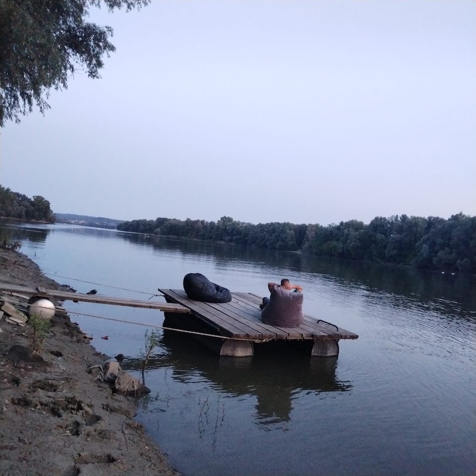 A glass-fronted cabin on the Danube, Kovilj, Vojvodina, Serbia, photo 2 of 10