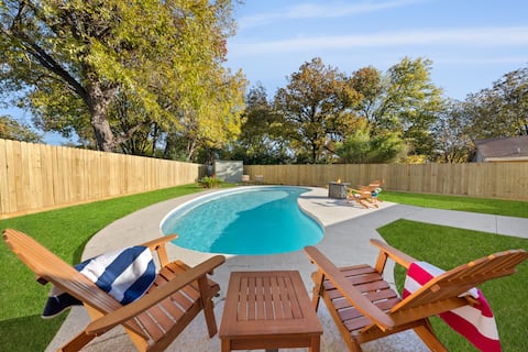 Pool House close to Temple Baylor Scott & White