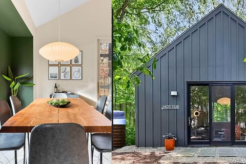 Beach! Hot Tub! New Buffalo! Firepit! King Bed!