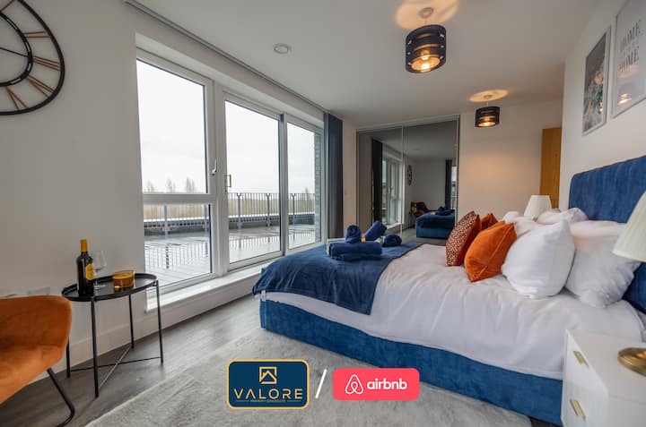 Spálňa vo Valore Property Services Short Lets & Serviced Accommodation