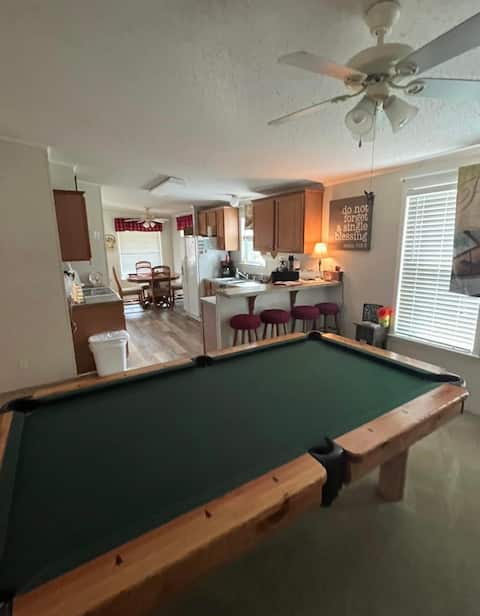 Popular!
PoolTable!
Boat&Fish Dock!
Pickleball!