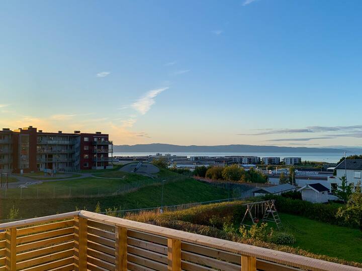 Strøken 5room apartment with roof terrace at Ranheim Apartments for