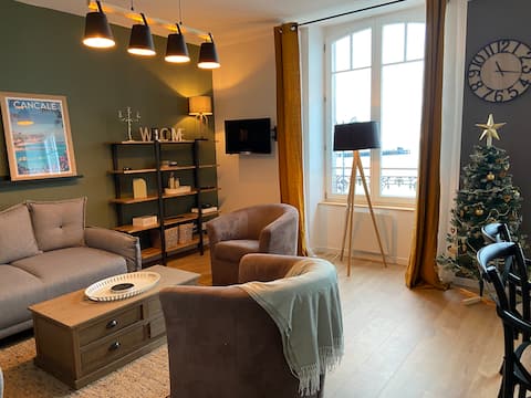 Successful Airbnb property: Cancale T3 Sea view of the Bay of Mont Saint-Michel in Cancale
