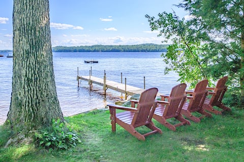 Waterfront | Long Lake | Dock | Kayaks | Ping-Pong