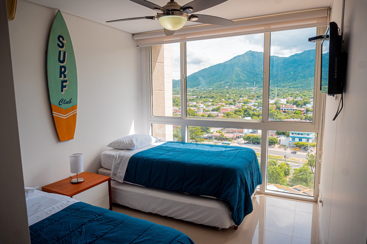 غرفة النوم 3 بإطلالة جبلية